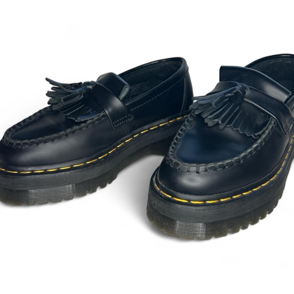 *SOLD*Adrian Leather Platform Tassel Loafers